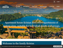 Tablet Screenshot of apartma-kristan.com